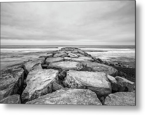 Carlsbad Metal Print featuring the photograph Giant Stones By The Sea - Carlsbad by Joseph S Giacalone
