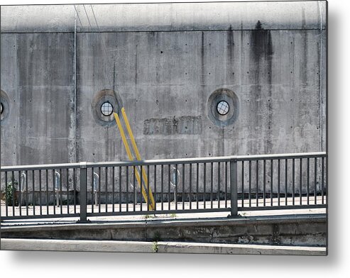 Urban Metal Print featuring the photograph Glaring Wall by Kreddible Trout