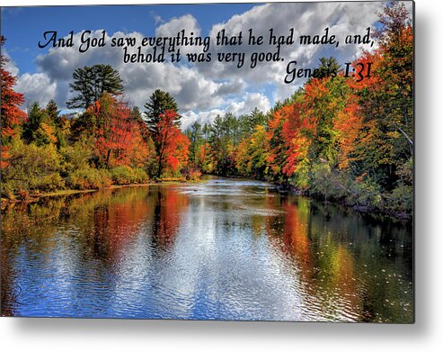 Fine Art Metal Print featuring the photograph God Saw Everything by Robert Harris