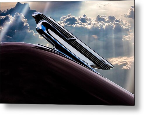 Hood Ornament Metal Print featuring the photograph Goddess by Carrie Hannigan