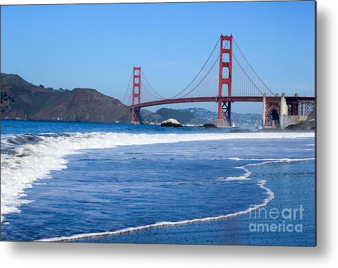 San Francisco Metal Print featuring the photograph Golden Gate by Wilko van de Kamp Fine Photo Art