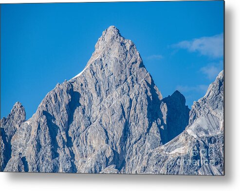 Grand Teton Peak Metal Print featuring the digital art Grand Teton Peak by Tammy Keyes