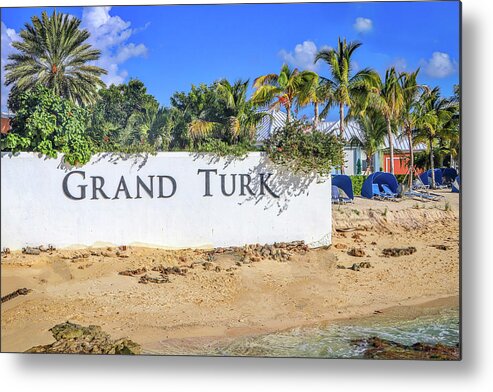 Grand Turk Turks And Caicos Metal Print featuring the photograph Grand Turk Turks and Caicos by Paul James Bannerman