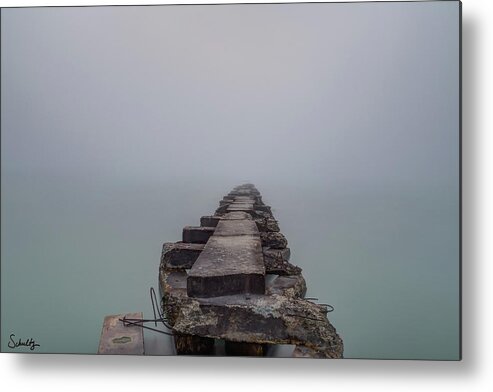 Lake Michigan Metal Print featuring the photograph Grant Park Pier by Paul Schultz