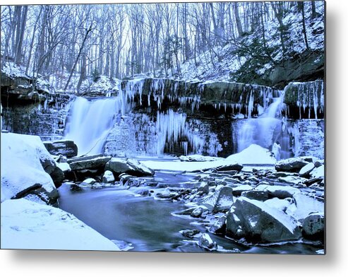 Metal Print featuring the photograph Great Falls Winter 2019 by Brad Nellis