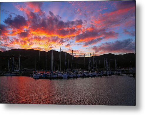  Metal Print featuring the photograph Harbor by Louis Raphael