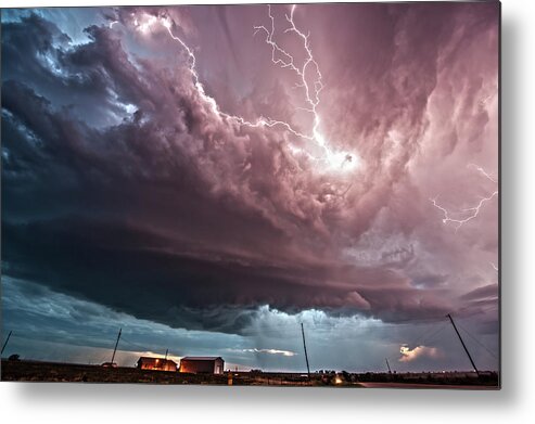 Weather Metal Print featuring the photograph Hasty, Colorado by Colt Forney