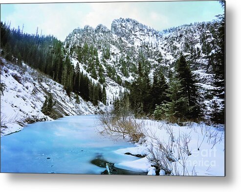Lake Metal Print featuring the photograph Heather Lake by Sylvia Cook