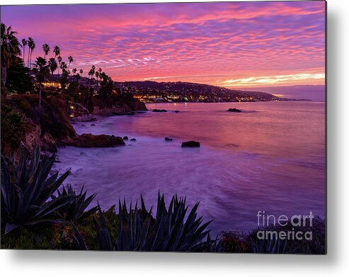 Heisler Metal Print featuring the photograph Heisler Park Sunrise by Eddie Yerkish