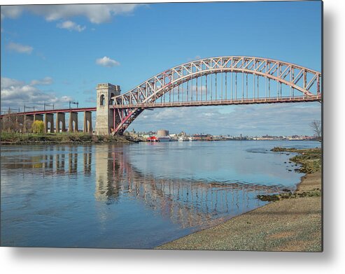 Astoria Park Metal Print featuring the photograph Hell Gate Arch by Cate Franklyn