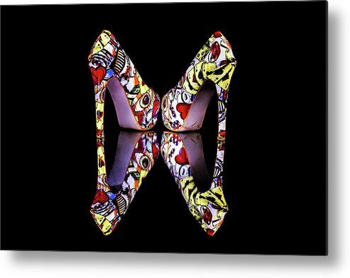 Dancing Shoes Metal Print featuring the photograph Hershoes by Az Jackson