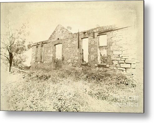 Hester Ruins Metal Print featuring the photograph Hester Ruins, Bridgetown by Elaine Teague