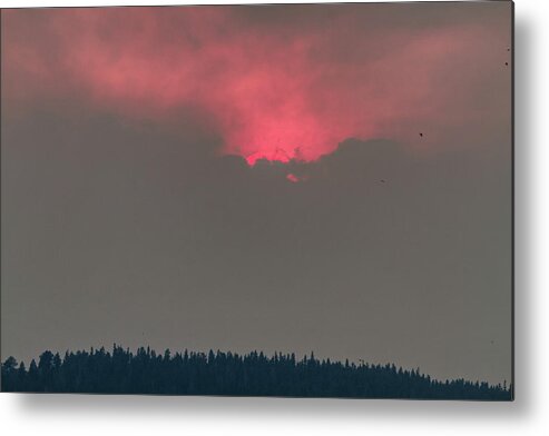 Sun Metal Print featuring the photograph High Country Dipping Sun by James BO Insogna