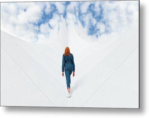 Rhoda De Dobbelaere Metal Print featuring the digital art Higher Self by Rhoda De Dobbelaere