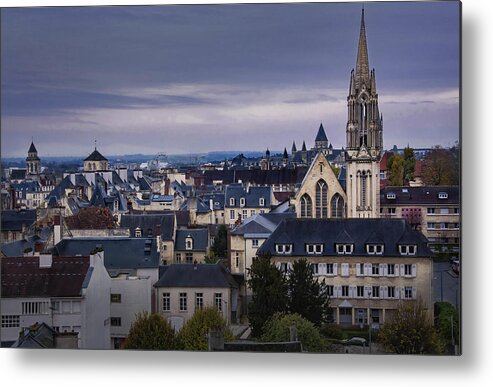 Caen France Metal Print featuring the photograph Historic Caen France in Normandy by Rebecca Herranen