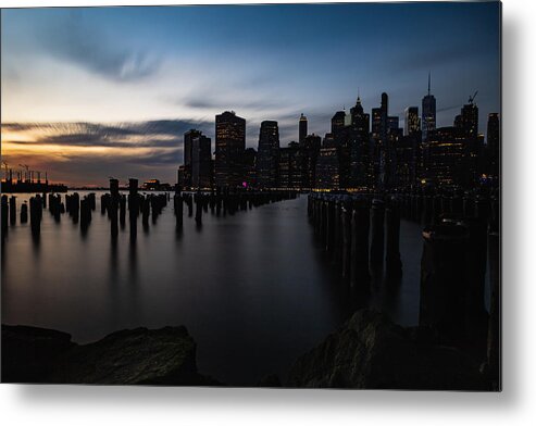 City Metal Print featuring the photograph Hit the Lights by Kevin Plant
