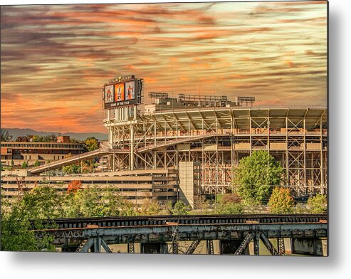 University Of Tennessee Metal Print featuring the photograph Home of the Tennessee Volunteers by Marcy Wielfaert