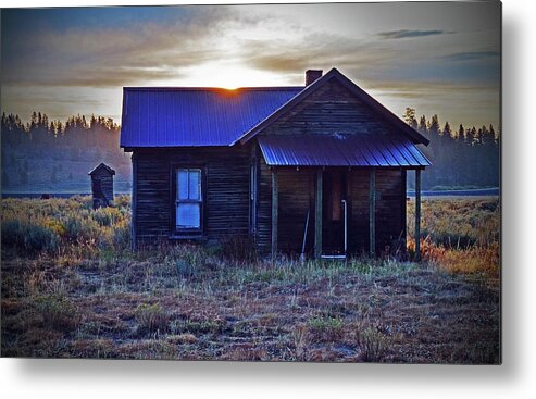  Metal Print featuring the digital art Home Sweet Home by Fred Loring