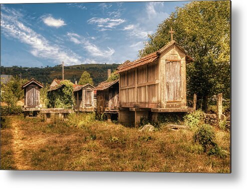 Horreo Metal Print featuring the photograph Horreo Galego by Micah Offman