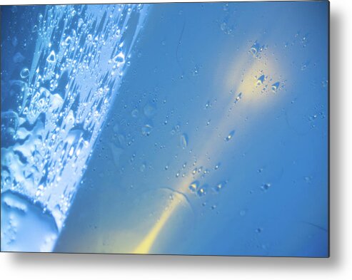 Abstract Metal Print featuring the photograph Icey Hot by Jim Signorelli