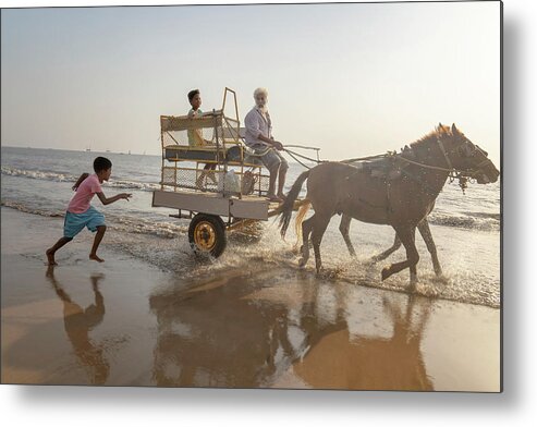 Photography Metal Print featuring the photograph In Pursuit by Craig Boehman