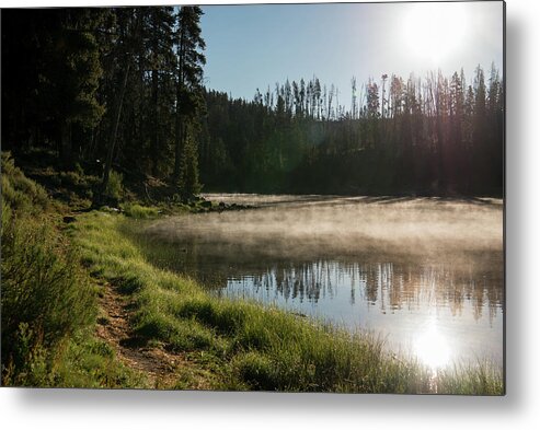 Ynp Scenery-yellowstone National Park-#fineartphotography - #renownedphotographer- Fine Art Photography- Rae Ann M. Garrett - #fineartphotography #raeannmgarrett - Metal Print featuring the photograph In the Morning by Rae Ann M Garrett