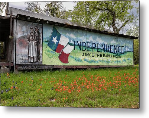 Independence Metal Print featuring the photograph Independence Mural by Tim Stanley