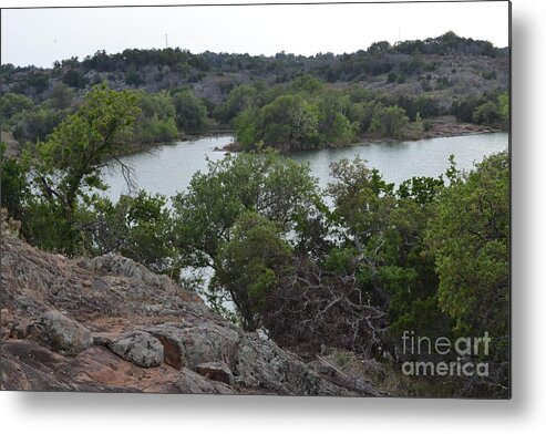 Texas State Park Photography Metal Print featuring the photograph Inks Lake Trail View by Expressions By Stephanie