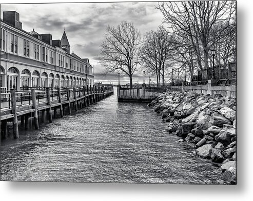 Pier A Metal Print featuring the photograph Inlet at low tide by Cate Franklyn