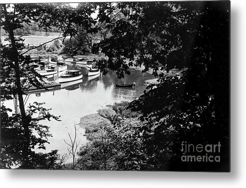 Marina Metal Print featuring the photograph Inwood Hill Marina by Cole Thompson