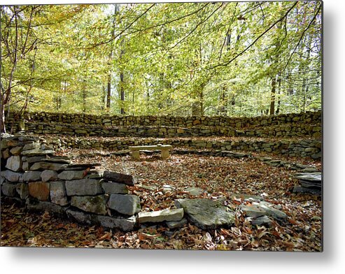Wall Metal Print featuring the photograph Ishatae A Quiet Place by Kathy K McClellan
