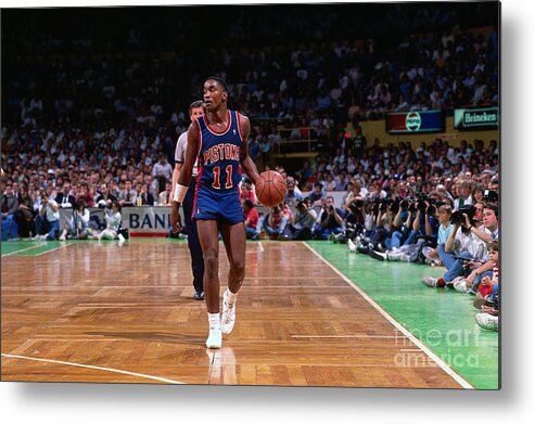 1980-1989 Metal Print featuring the photograph Isiah Thomas by Dick Raphael