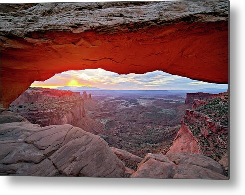 Canyonlands Metal Print featuring the photograph January 2018 Mesa Arch by Alain Zarinelli