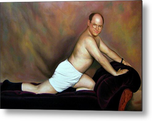 Jason Alexander Metal Print featuring the photograph Jason Alexander as George Costanza by Movie Poster Prints