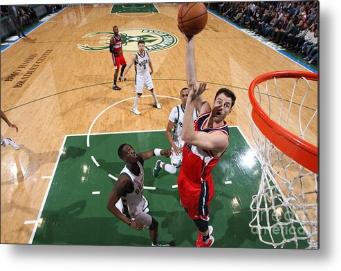 Nba Pro Basketball Metal Print featuring the photograph Jason Smith by Gary Dineen