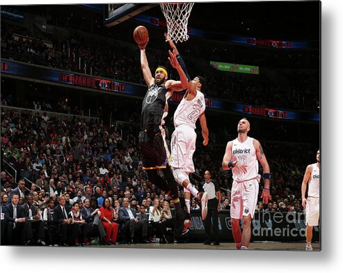 Nba Pro Basketball Metal Print featuring the photograph Javale Mcgee by Ned Dishman