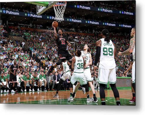 Playoffs Metal Print featuring the photograph Jimmy Butler by Brian Babineau