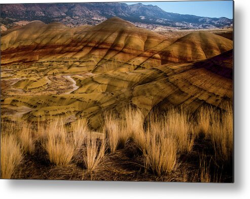 John Day Fossil Beds Metal Print featuring the photograph John Day National Monument 3 by Sally Bauer