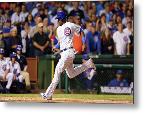 People Metal Print featuring the photograph Jorge Soler, Kyle Schwarber, and Steven Matz by Elsa
