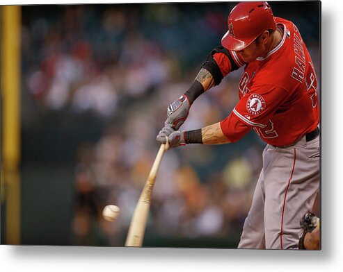 Second Inning Metal Print featuring the photograph Josh Hamilton by Otto Greule Jr