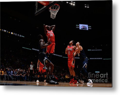 Julius Randle Metal Print featuring the photograph Julius Randle by Bart Young