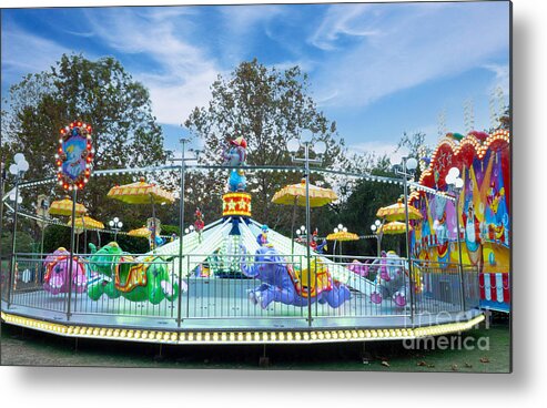Carnival Metal Print featuring the photograph Jumbo Carnival Ride by L Bosco