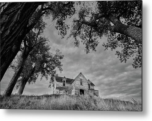 Haunted House Metal Print featuring the photograph June 2022 Haunted House 2 by Alain Zarinelli