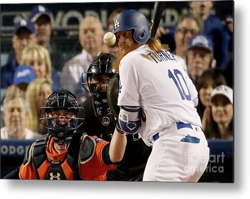 People Metal Print featuring the photograph Justin Turner by Christian Petersen