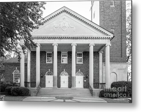Kalamazoo College Metal Print featuring the photograph Kalamazoo College Stetson Chapel by University Icons