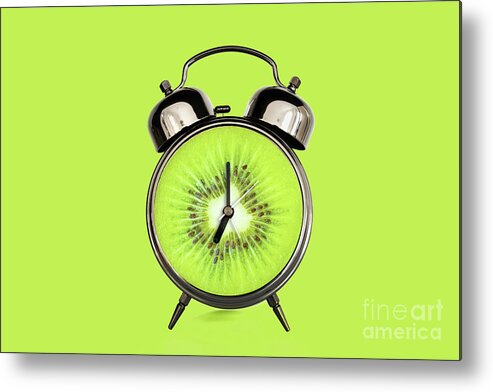 Kiwi Metal Print featuring the photograph Kiwi time by Delphimages Photo Creations