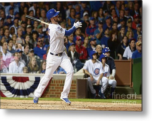 People Metal Print featuring the photograph Kris Bryant by David Banks