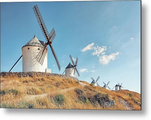 Agriculture Metal Print featuring the photograph La Mancha by Manjik Pictures