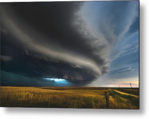Shelf Metal Print featuring the photograph Ladies And Gentlemen, Please Prepare For Landing by Brian Gustafson