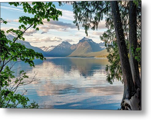 Lakes And Rivers Metal Print featuring the photograph Lake McDonald by Larey McDaniel